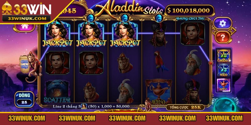 Chiến lược chơi game slot quay hũ Aladdin